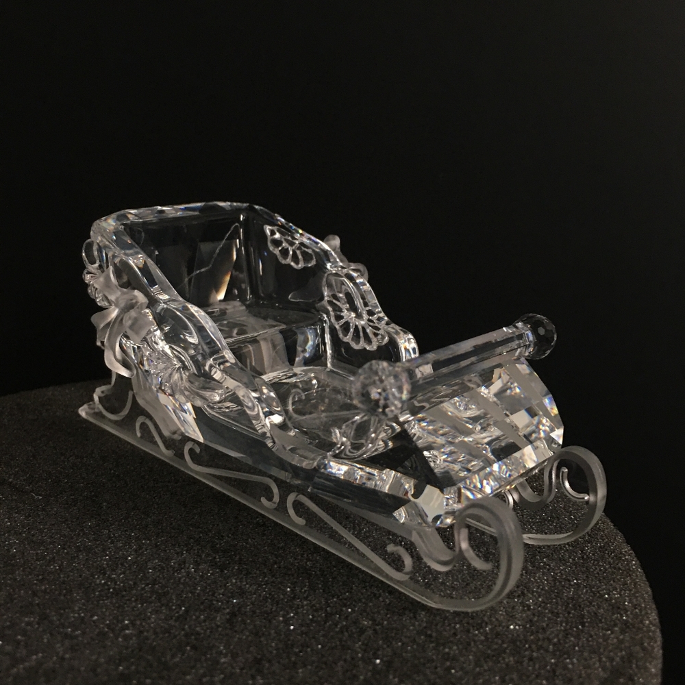 swarovski crystal sleigh